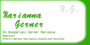 marianna gerner business card